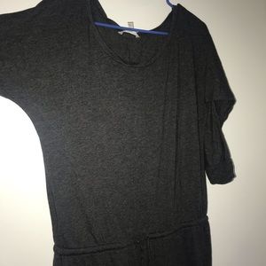 Banana Republic gray long dress (M)